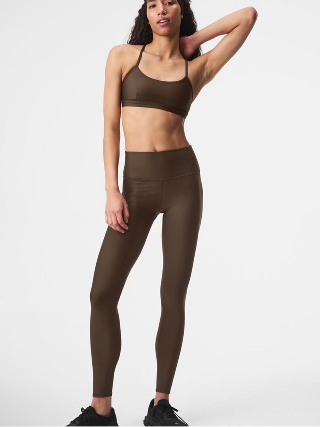 Alo Yoga Brown High-Waist Leggings